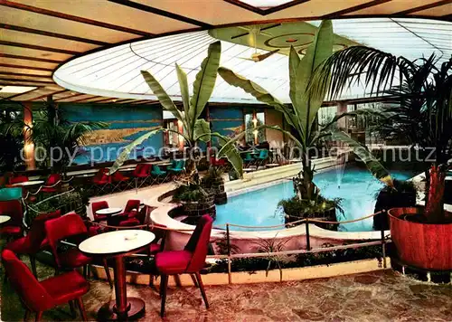 AK / Ansichtskarte Wangen_Allgaeu Tanzhalle Fontana im Cafe Hoelle Wangen Allgaeu