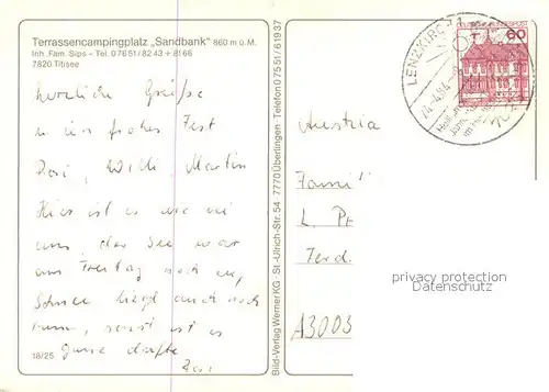 AK / Ansichtskarte Titisee Campingplatz Sandbank Restaurant Uferpartie am See Panorama Schwarzwald Fliegeraufnahme Titisee