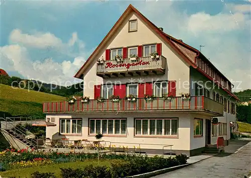 AK / Ansichtskarte Baiersbronn_Schwarzwald Gasthof Pension Rosengarten Baiersbronn Schwarzwald
