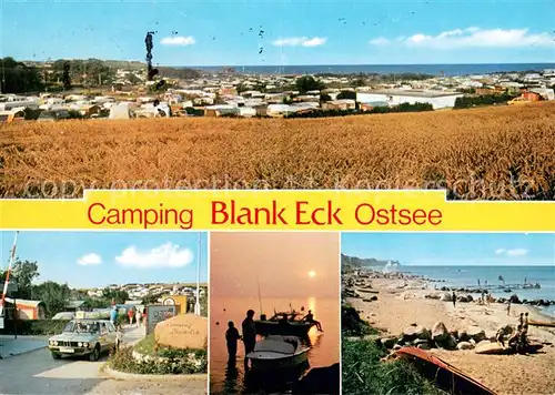 AK / Ansichtskarte Neuteschendorf Campingplatz Blank Eck Strand Abendstimmung am Meer Neuteschendorf