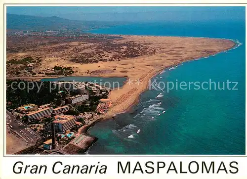 AK / Ansichtskarte Maspalomas_Gran_Canaria Hoteles Playa vista aerea 