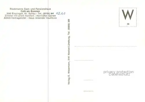 AK / Ansichtskarte Bispingen Rieckmanns Gasthof Bispingen