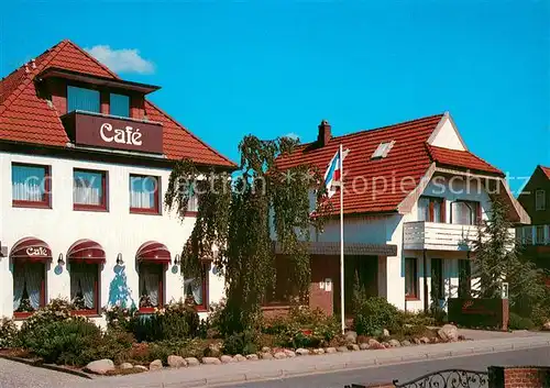 AK / Ansichtskarte Buesum_Nordseebad Hotel Cafe Morgensonne Buesum_Nordseebad