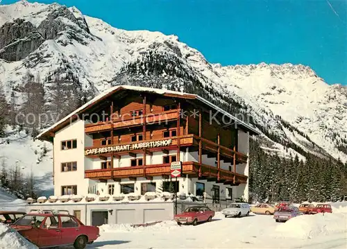 AK / Ansichtskarte Leutasch Cafe Restaurant Hubertushof Leutasch