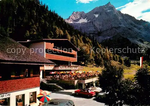 AK / Ansichtskarte Hinterriss_Tirol Alpengasthof und Cafe Eng Hinterriss Tirol