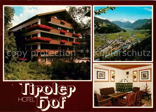 AK / Ansichtskarte Zell_Ziller_Tirol Hotel Tiroler Hof Gaststube Panorama Zell_Ziller_Tirol