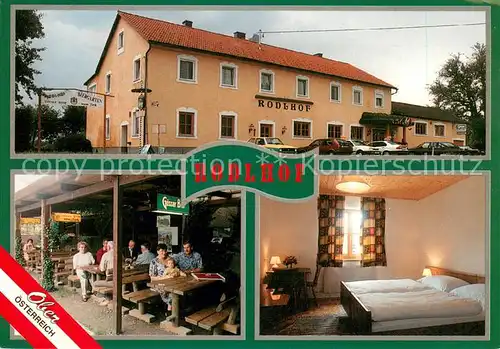 AK / Ansichtskarte Ottensheim Gasthof Rodlhof Terrasse Gaestezimmer Ottensheim