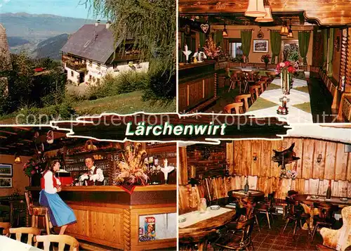 AK / Ansichtskarte Weisskirchen_Steiermark Gasthof Pension Laerchenwirt Bar Gastraeume Weisskirchen_Steiermark