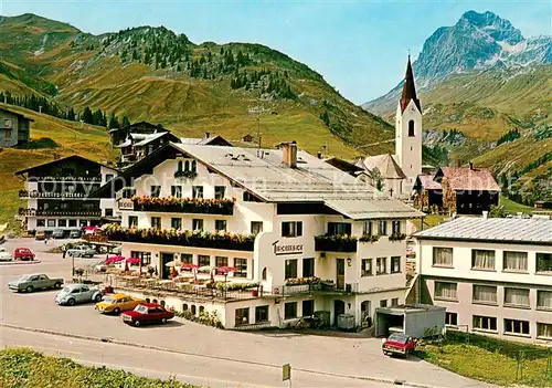 AK / Ansichtskarte Warth_Vorarlberg Gasthof Pension Tirolerhof Warth Vorarlberg