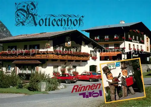 AK / Ansichtskarte Rinnen_Tirol Gasthof Sportpension Rotlechhof Rinnen Tirol