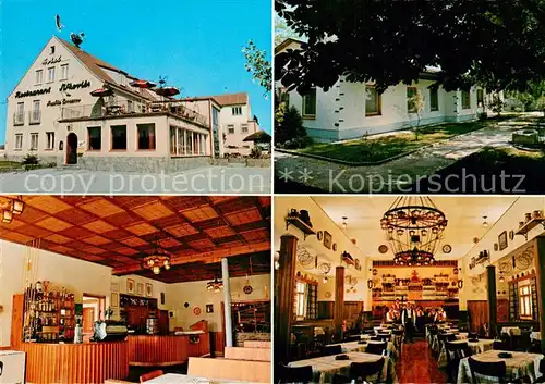 AK / Ansichtskarte Rust_Burgenland Hotel Restaurant Franz Sifkovits Dependance Bar Gastraum Rust_Burgenland