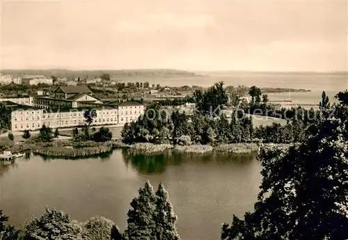 AK / Ansichtskarte Schwerin__Mecklenburg Marstallhalbinsel 