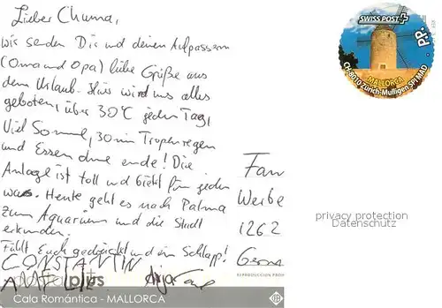 AK / Ansichtskarte Palma_de_Mallorca Fliegeraufnahme Cala Romantica Palma_de_Mallorca