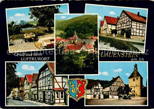 AK / Ansichtskarte Lauenstein_Salzhemmendorf Teilansichten Fachwerkhaeuser Lauenstein_Salzhemmendorf