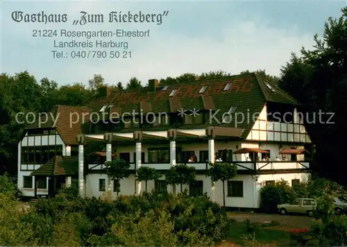 AK / Ansichtskarte Ehestorf_Harburg Gasthaus Zum Kiekeberg Aussenansicht u. Beschreibung Ehestorf_Harburg
