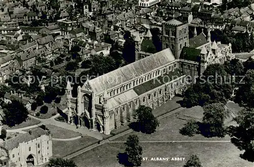 AK / Ansichtskarte St Albans Fliegeraufnahme St. Albans Abbey 