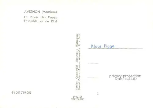 AK / Ansichtskarte Avignon_Vaucluse Fliegeraufnahme Le Palais des Papes Avignon Vaucluse