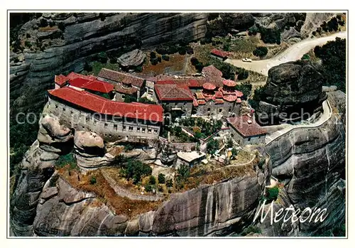 AK / Ansichtskarte Meteors Fliegeraufnahme Kloster Warlaam Meteors