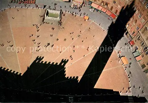 AK / Ansichtskarte Siena Feld Platz Siena