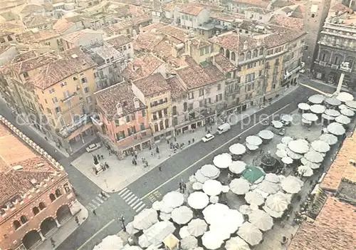 AK / Ansichtskarte Verona_Veneto Teilansicht Piazza delle Erbe Verona Veneto