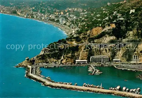 AK / Ansichtskarte Alassio Fliegeraufnahme Panorama Riviera dei Fiori Alassio