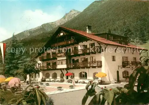 AK / Ansichtskarte Imst_Tirol Hotel Linserhof mit Platteinspitze Imst_Tirol