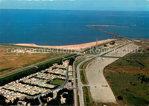 AK / Ansichtskarte Wilhelmshaven Geniusstrand Niedersachsenbruecke Fliegeraufnahme Wilhelmshaven
