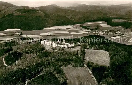 AK / Ansichtskarte Burg_Herzberg Fliegeraufnahme Burg Herzberg