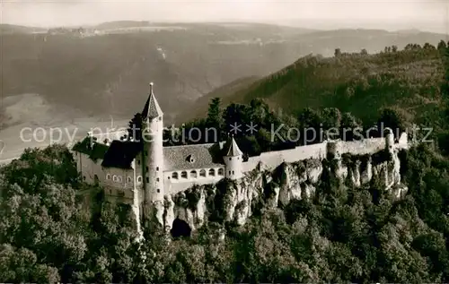 AK / Ansichtskarte Teck Burg Teck Fliegeraufnahme Teck
