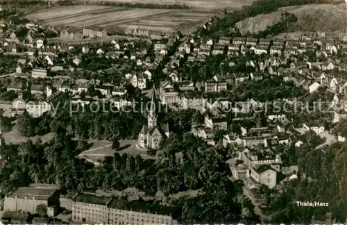 AK / Ansichtskarte Thale_Harz Fliegeraufnahme Thale_Harz