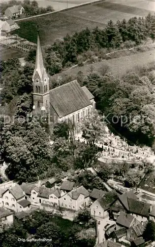 AK / Ansichtskarte Bad_Abbach Fliegeraufnahme mit Kirche Bad_Abbach