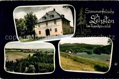 AK / Ansichtskarte Lehsten_Oberfranken Gasthof Zum Rodachtal Panorama Lehsten_Oberfranken