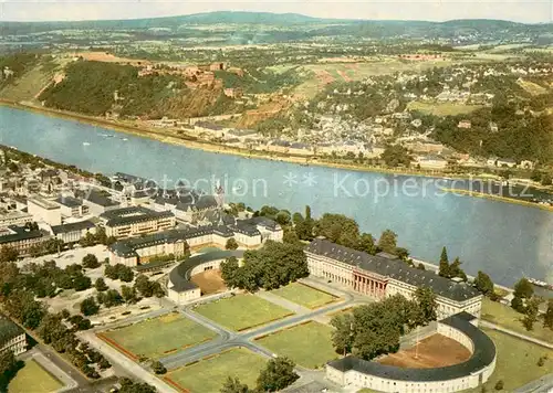 AK / Ansichtskarte Koblenz__Rhein Fliegeraufnahme 