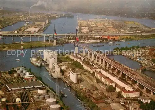 AK / Ansichtskarte Hamburg Koehlbrandbruecke Fliegeraufnahme Hamburg