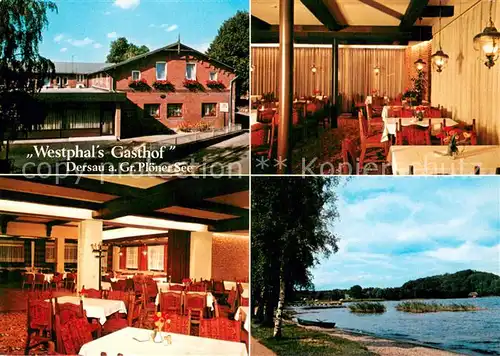 AK / Ansichtskarte Dersau Hotel Restaurant Westphal Gastraeume Gr Ploener See Dersau