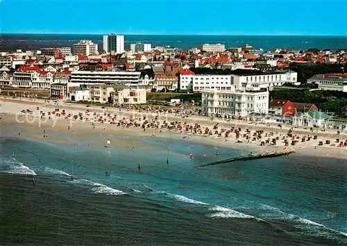 AK / Ansichtskarte Norderney_Nordseebad Familienferienstaette des Diakonischen Werkes Hattingen Witten Fliegeraufnahme Norderney_Nordseebad