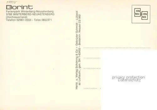 AK / Ansichtskarte Neuastenberg Dorint Ferienpark Winterberg Neuastenberg Fliegeraufnahme Neuastenberg