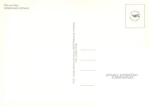 AK / Ansichtskarte Ploen_See Fliegeraufnahme Ploen_See