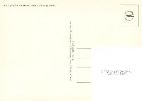 AK / Ansichtskarte Malente Gremsmuehlen Fliegeraufnahme Malente Gremsmuehlen