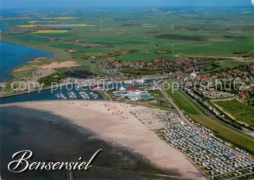 AK / Ansichtskarte Bensersiel Fliegeraufnahme  Bensersiel