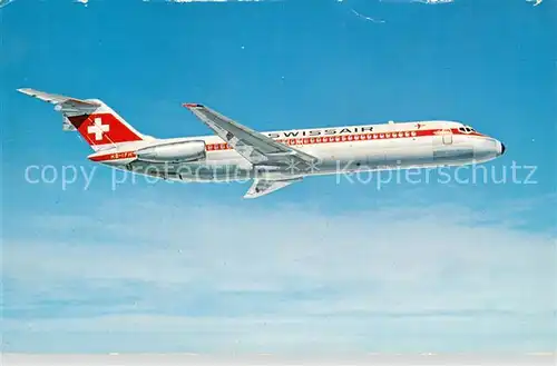 AK / Ansichtskarte Swissair Swissair DC 9 32 