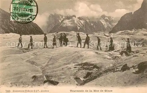 AK / Ansichtskarte Geneve_GE ueberqueren de Glace Geneve_GE