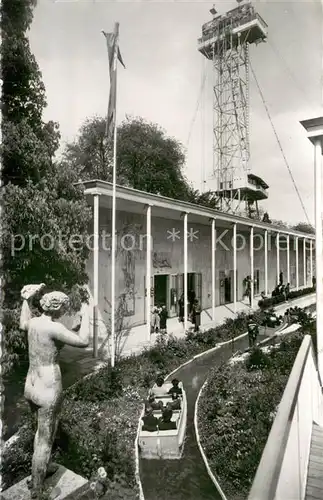 AK / Ansichtskarte Landesausstellung_Zuerich_1939 Schifflibach mit Seilbahnturm 