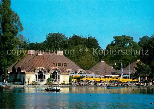 AK / Ansichtskarte Muenchen Seehaus Restaurant im Englischen Garten Muenchen