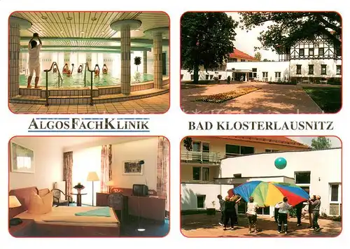 AK / Ansichtskarte Bad_Klosterlausnitz Algos Fachklinik Hallenbad Patientenzimmer Bad_Klosterlausnitz