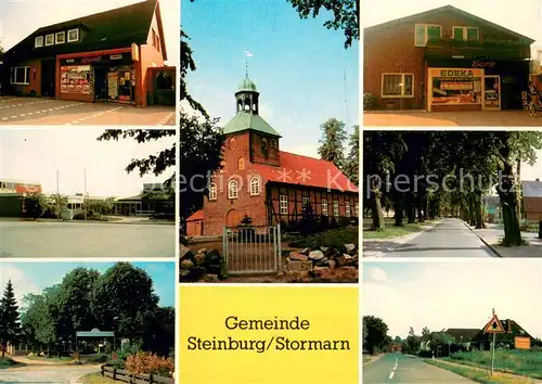 AK / Ansichtskarte Steinburg_Stormarn Teilansichten Edekamarkt Hauptstrasse Steinburg_Stormarn