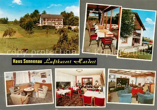 AK / Ansichtskarte Hardert Hotel Haus Sonnenau Restaurant Naturpark Rhein Westerwald Hardert