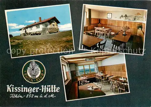 AK / Ansichtskarte Sandberg_Fulda Kissinger Huette auf dem Feuerberg Sandberg Fulda