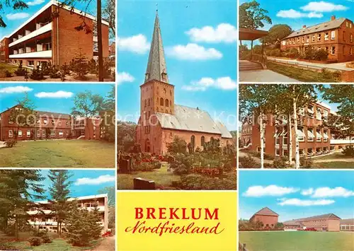 AK / Ansichtskarte Breklum Teilansichten Gebaeude Kirche Breklum