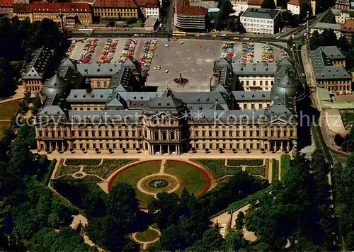 AK / Ansichtskarte Wuerzburg Residenz Fliegeraufnahme Wuerzburg